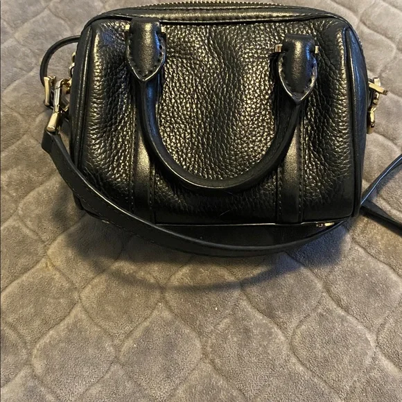 Michael Kors Black Pebbled Leather Mini Bag - Picture 2 of 12